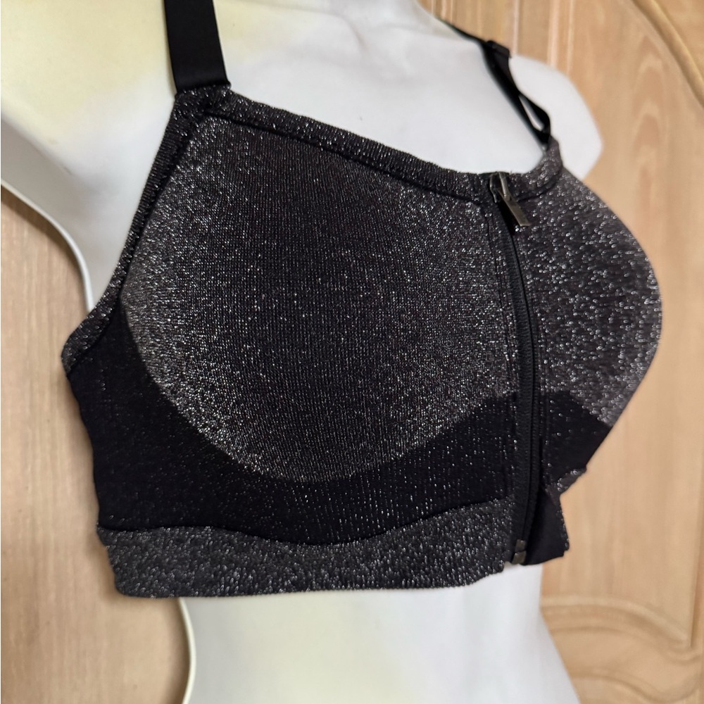 NEW Black Glitter Women's Sports Bra